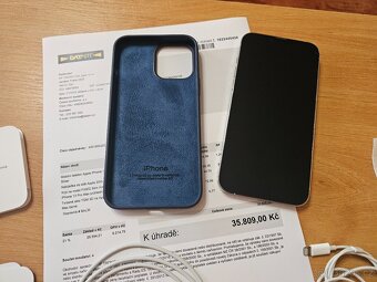 iPhone 13 Pro Max 256Gb Silver s bohatým příslušenstvím TOP - 10