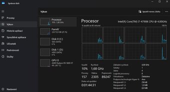 Herní PC / i7 4790k / RX 5600xt / 16GB RAM / 240GB/500GB - 10