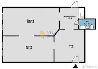 Prodej obchodního prostoru v centru Brna, 52 m2, ul. Nádražn - 10