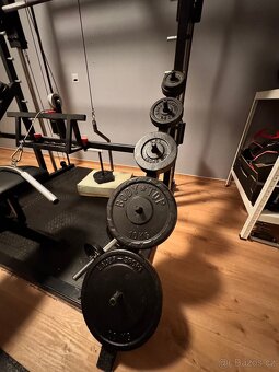 Multipress s horní a střední kladkou + 182kg závaží - 10