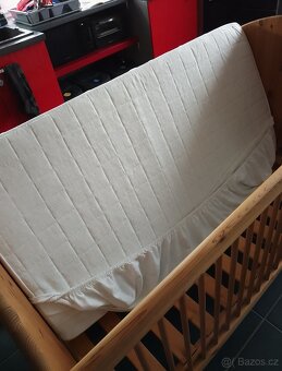 Dětská postýlka + matrace Antiacaro 140x70 - 10