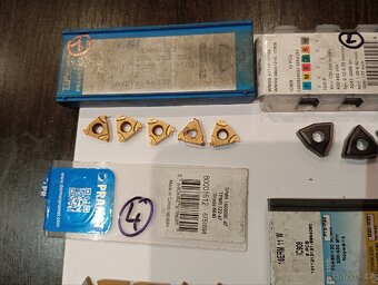 CNC obrábění, břity výměnné nové, obráběcí destičky - 10