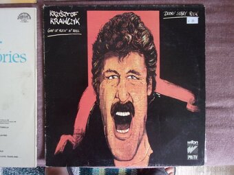 9x LP - GRAMOFONOVÁ DESKA - COUNTRY, FOLK, POP, ROCK... - 10