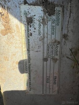 Yanmar sekačka,tříválec DIESEL,420MTH,na veliké plochy - 10