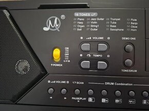 Nové největší led piano/klávesy/keyboard+USB,61 kláves - 10