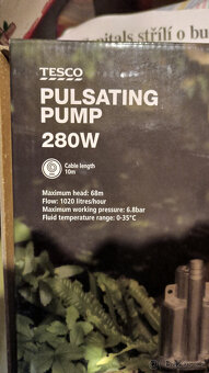 Čerpadlo kovové pulzační 280W - nové - 10