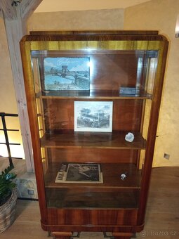 Starožitná vitrína Art Deco - 10
