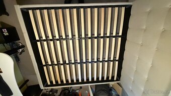 Čalouněná postel MARIKA 180x200, béžová - 10