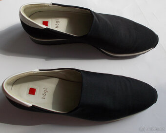 Černo-bílé polobotky HÖGL vel. 41 - 10