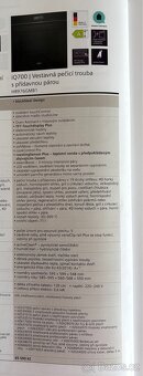REZERVACE- Nová trouba SIEMENS STUDIO LINE s přídavnou párou - 10