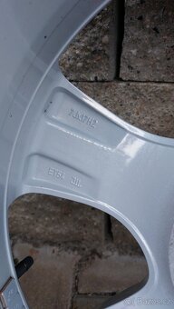 Alu kola 5x112 r17 škoda octavia II letní pneu - 10