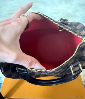 Lv Speedy Bandouliere Damier Ebene 25 - 10
