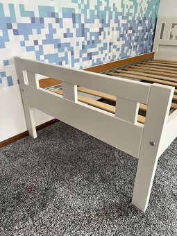 2x dětská postel IKEA Kritter se zábranou+rošt+matrace+chrán - 10