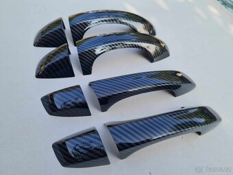 KARBONOVÉ klučky krytky klučiek pre ŠKODA / VOLKSWAGEN - 10