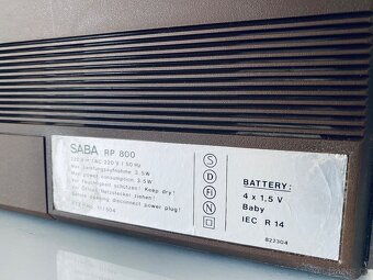 Rádio Saba RP 800, Interfunk, rok 1983 - 10