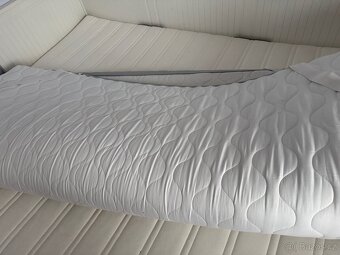 IKEA HEMNES rozkládací postel + 2 matrace + topper - 10