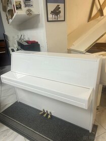 Bílé pianino Yamaha se zárukou, doprava zdarma. PRODÁNO. - 10