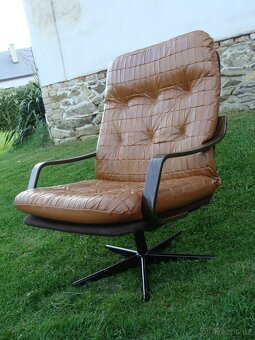 Kožené Vintage křeslo - 10