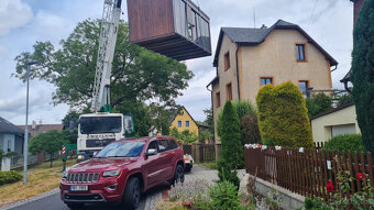 Finská venkovní sauna-Saunový domek s odpočívárnou - 10