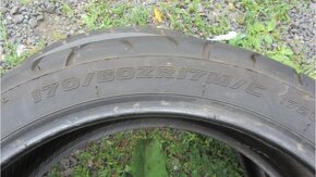 Píchlé Bridgestone 170/60/17, DOT2413 - 10