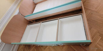 Postele s úložným prostorem (výroba na míru)204x96 cm+rošty - 10
