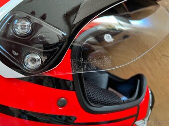 přilba/helma červená HONDA Arai Tour-X4, S, NOVÁ - 10