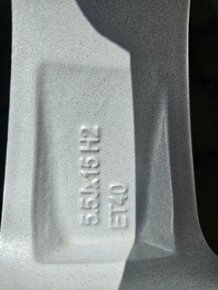 5x100 15 5,5J ET40 orig.Seat alu kola vč let. pneu 185 65 15 - 10