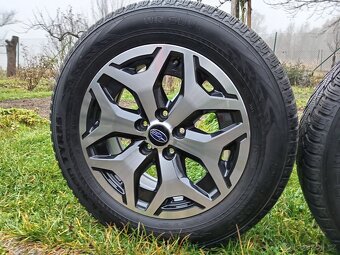 Originál ALU kola Subaru Forester + zimní pneu - 10