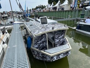 Rybářská loď hliníková s kajutou, prodej, na míru, nová - 10