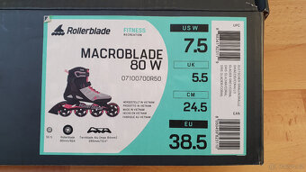 Brusle Rollerblade MACROBLADE 80 W , vel. 24, 5 cm (EU 38,5) - 10