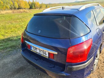 Peugeot 407 SW LPG 2.0 100kw,,bez koroze,Polokůže - 10