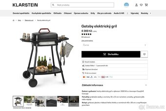 Klarstein Gatsby elektrický grill - 10