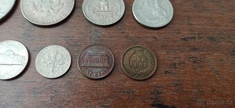 USA sada, lot Amerických mincí. - 10