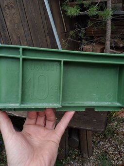 Plastové přepravky OZ ,nízké, barvené - 10