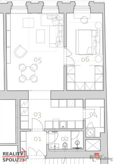 Prodej, byty/3+1, 73.5 m2, Pobřežní 285/22, Karlín, 18600 Pr - 10