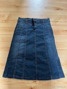 Džínové i látkové sukně - 10