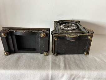 Stolní hodiny bule s konzolí - originál. - 10