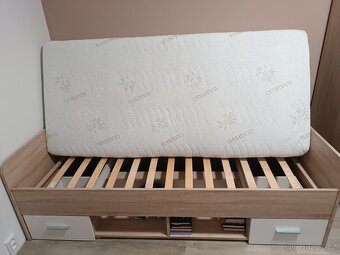 Postel 90/200 +matrace+police - 10