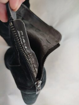 Kotníkové semišové boty - 10