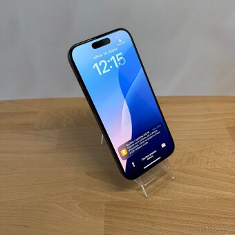 iPhone 15 Pro 128GB, 100% baterie, modrý, eSIM (rok záruka) - 10