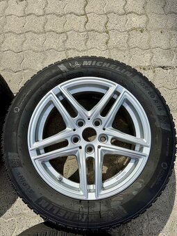 4x al kola 5x112 16 + pneu zimní 205/60 R16 - 10