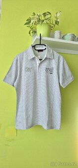 Proužkované polo tričko - 10