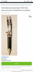 Německá druhoválečná dýka Teno Ww2. - 10