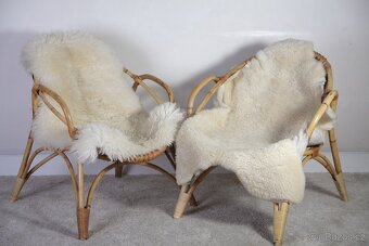 2 ks Retro ratanové křeslo Dětské ÚLUV - 10