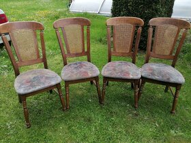 Prodám dřevěné židle originál holanský nabytek - 10