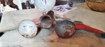 Vánoční, starožitný stojan na stromeček - 10