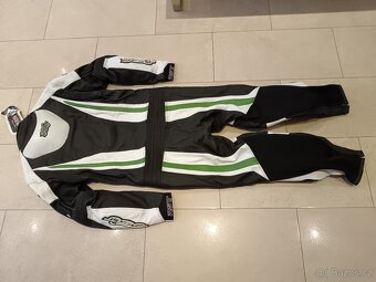 RST-Pánská kožená moto kombinéza, jednodílná - 10