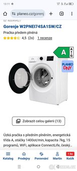 Pračka předem plněná Gorenje W2PNEI74SA1SW/CZ - 10