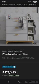 Přebalovací komoda Möbelix - 10