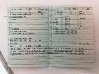 VW CRAFTER PLACHTA 2,0 tdi - 10